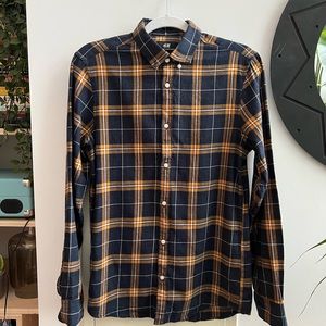 Plaid Flanner button down